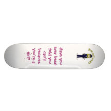 Light Pilot Girl Skateboard Deck