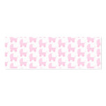 Light Pink and White Baby Stroller Pattern. Business Card