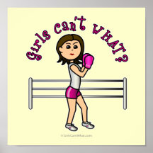 Light Pink Boxer Poster
