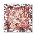 light pink chamomiles magnets