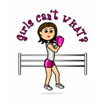 Light Pink Female Boxing t-shirts
