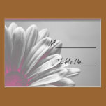 Light Pink Floral Highlights Wedding Place Card business cards