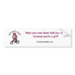 Light Pink Girls BMX Bumperstickers