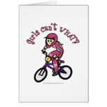 Light Pink Girls BMX Cards
