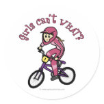Light Pink Girls BMX Stickers