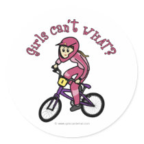 Light Pink Girls BMX stickers