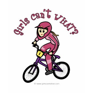 Light Pink Girls BMX Tee Shirt