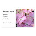 Light Pink Hydrangeas Business Card