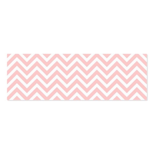 Light Pink Sweet Heart & Chevron Gift Tags Business Card Templates (back side)