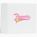 Light Pink Tennis Binders