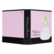 Light Pink Wedding Planner binders