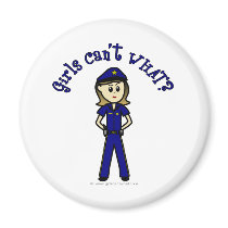 Light Police Officer magnets