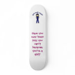 Light Police Officer Skate Board Deck