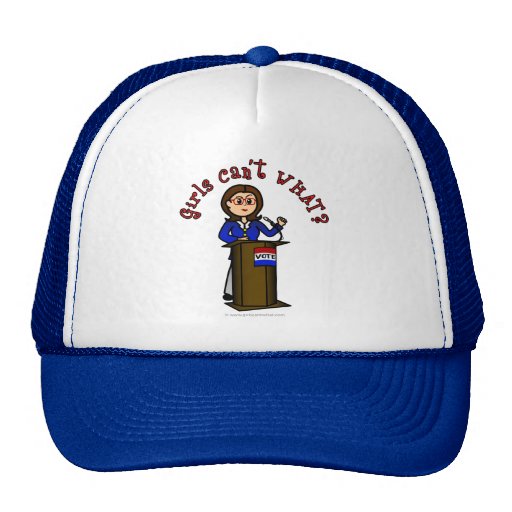 Light Politician Girl Hat