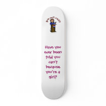 Light Politician Girl skateboards by girlscantwhat Light Politician Girl skateboards