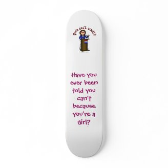 Light Politician Girl Skateboard Decks