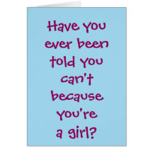 Light Preacher Girl Card