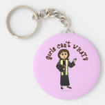 Light Preacher Girl Keychain