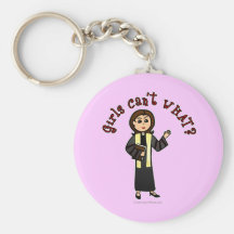 Light Preacher Girl Keychain