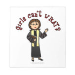 Light Preacher Girl Memo Notepad