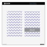 Light Purple and Gray Chevron Kindle Fire Skin