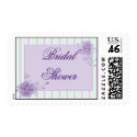 Light purple and green bridal shower postage by aslentz Light purple and green bridal shower postage