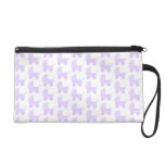 Light Purple and White Baby Stroller Pattern. Wristlet Purses