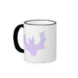 Light Purple Bat. Coffee Mugs
