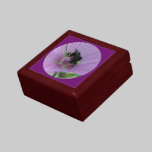Light Purple Flower with Bee Circle Gift Box gift boxes