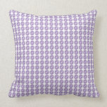 Light Purple Retro Circle Pattern pillows