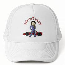 Light Race Car Driver Girl Hat