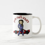 Light Race Car Driver Girl Mugs
