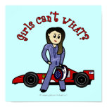 Light Race Car Driver Girl Posters