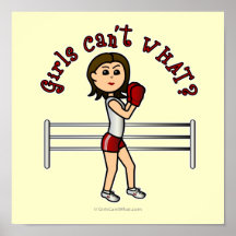 Light Red Boxer Posters