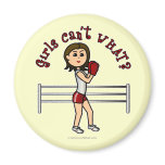 Light Red Boxer Refrigerator Magnet