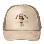 Light Red Boxer Trucker Hats