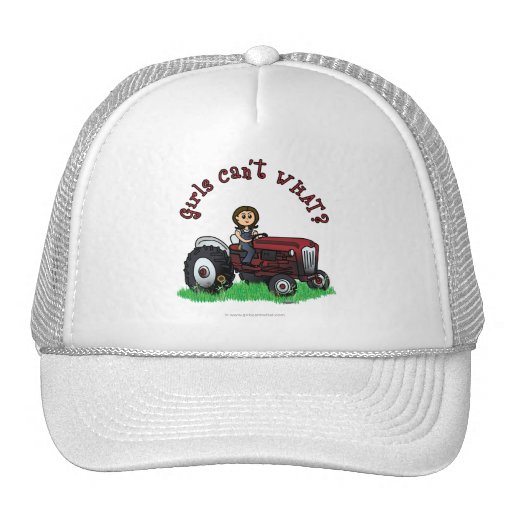 Light Red Farmer Girl Hats