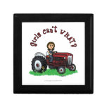 Light Red Farmer Girl Jewelry Box