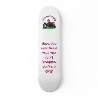 Light Red Farmer Girl Skateboards