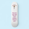Light Red Girls Baseball skateboards