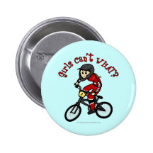 Light Red Girls BMX Button