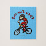 Light Red Girls BMX Jigsaw Puzzles