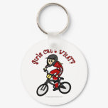 View more LIght Red Girls BMX Keychains personalized gift ideas for girls LIght Red Girls BMX Keychains