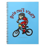Light Red Girls BMX Notebooks