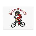 View more LIght Red Girls BMX Postcards personalized gift ideas for girls LIght Red Girls BMX Postcards