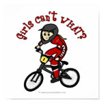 LIght Red Girls BMX Print
