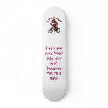 LIght Red Girls BMX Skateboards