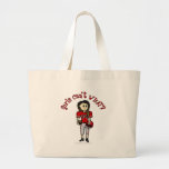 Light Red Girls Football Tote Bags