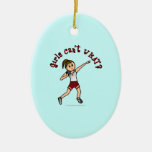 Light Red Shot Put Ornament