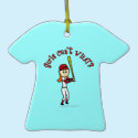 Light Red Softball ornaments